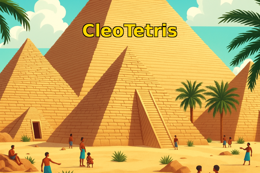 Imagem do jogo CleoTetris 2