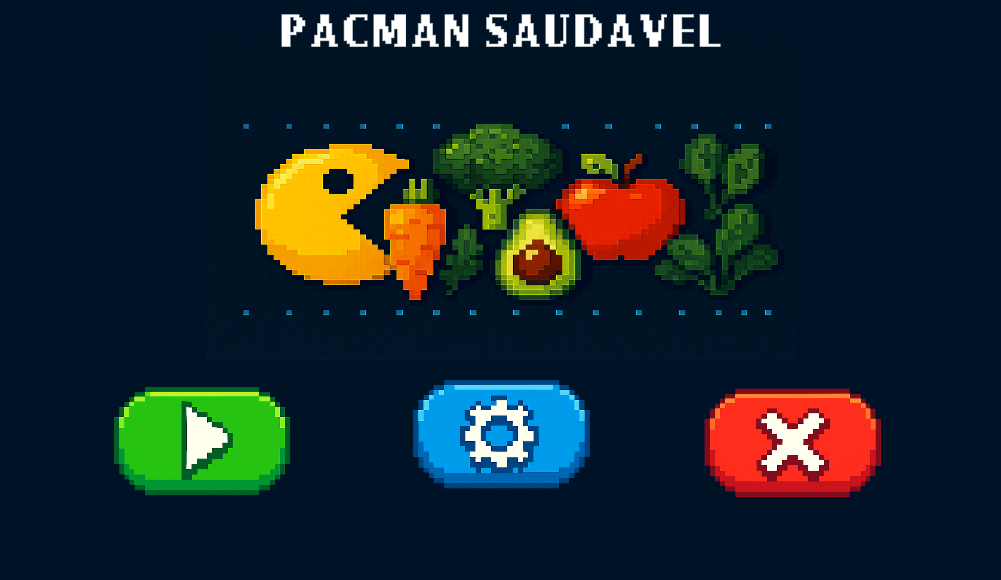 Imagem do jogo Pacman Saudável